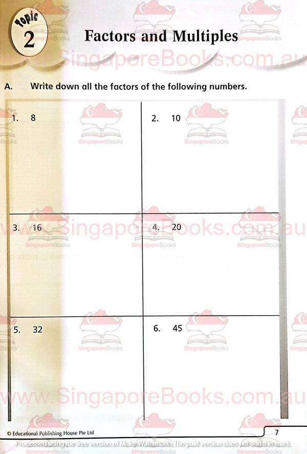 Andrew Er's Maths Companion Primary 4 - Singapore Books