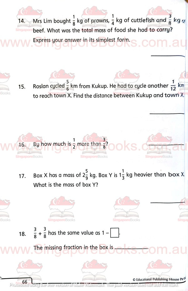 Andrew Er's Maths Companion Primary 4 - Singapore Books