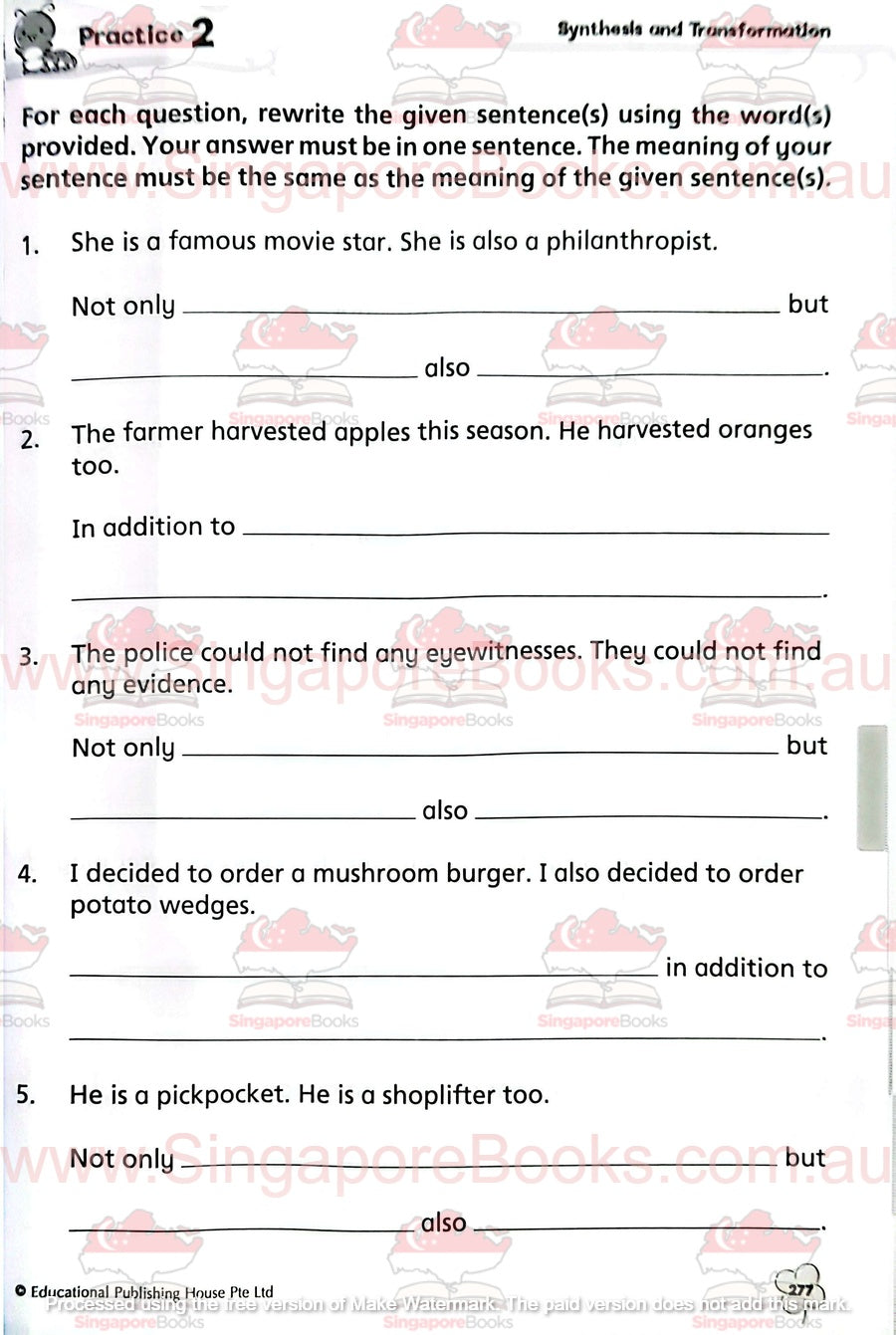 Complete Practice Book for Grammar, Vocabulary & Comprehension Primary 4 - Singapore Books