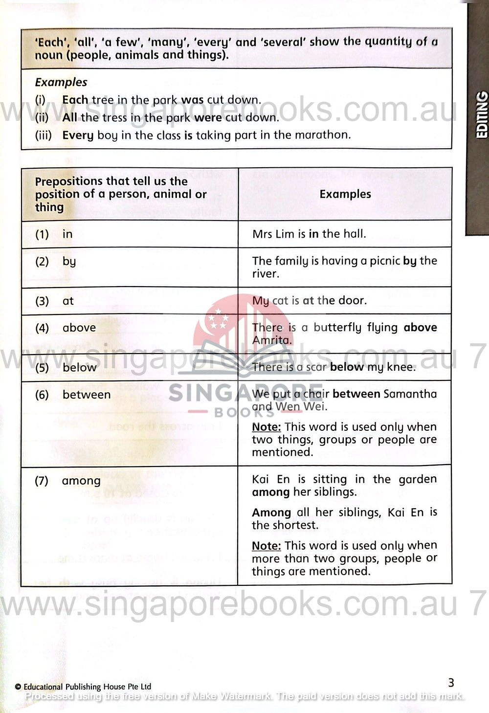 Editing, Synthesis & Transformation Primary 6 - Singapore Books