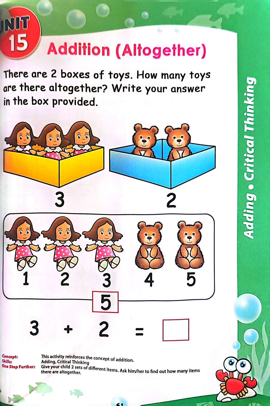 Sample - Essential Skills Maths Kindergarten 1 (4-6 years old) - Singapore Books