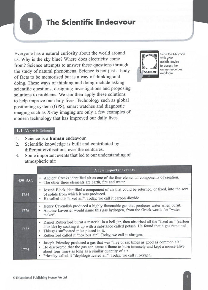 Science Fast Forward QR Secondary 1A & 1B set (Grade 7) - Singapore Books