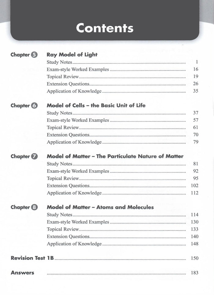 Science Fast Forward QR Secondary 1A & 1B set (Grade 7) - Singapore Books