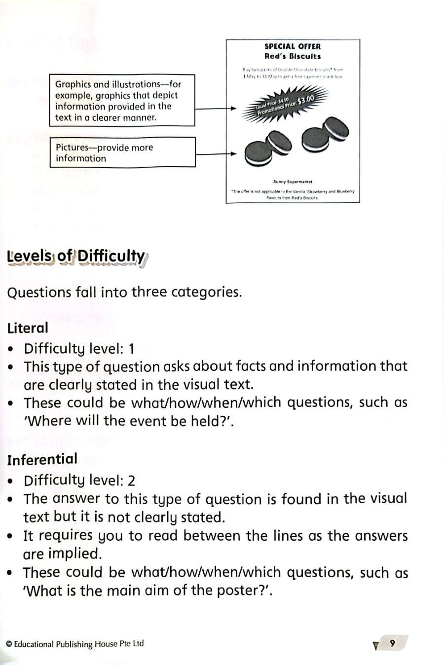 Sample - Level Up your Comprehension Skills Primary 1 - Singapore Books