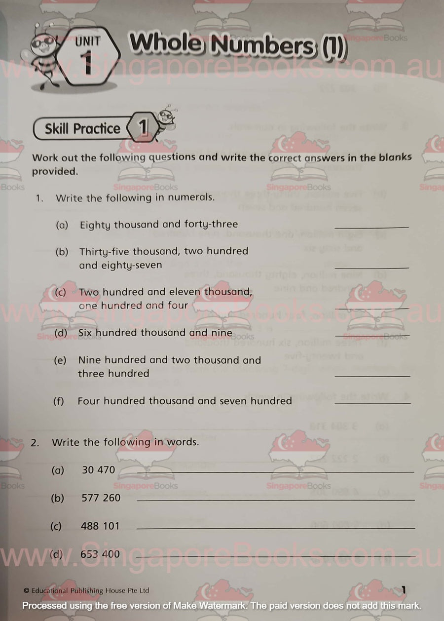 Sample - Maths Booster Primary 5 - Singapore Books