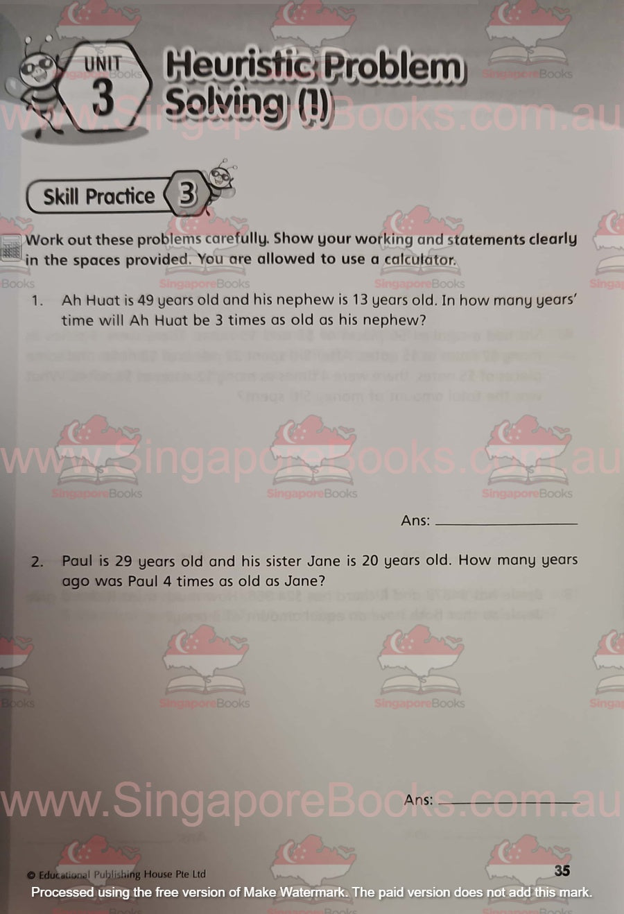 Sample - Maths Booster Primary 5 - Singapore Books