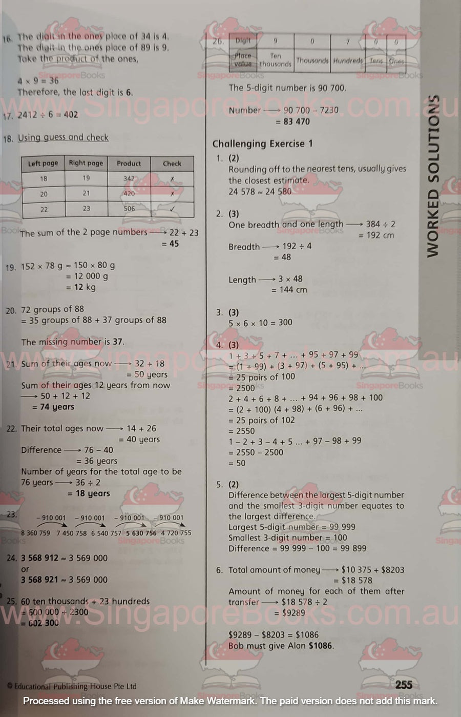 Sample - Maths Booster Primary 5 - Singapore Books