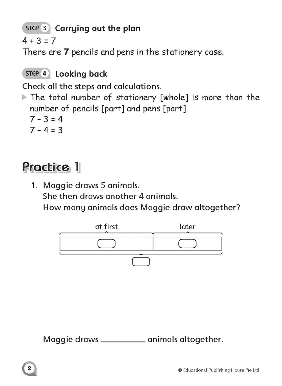 NEW Problem-Solving Processes in Mathematics Primary 1 - Singapore Books