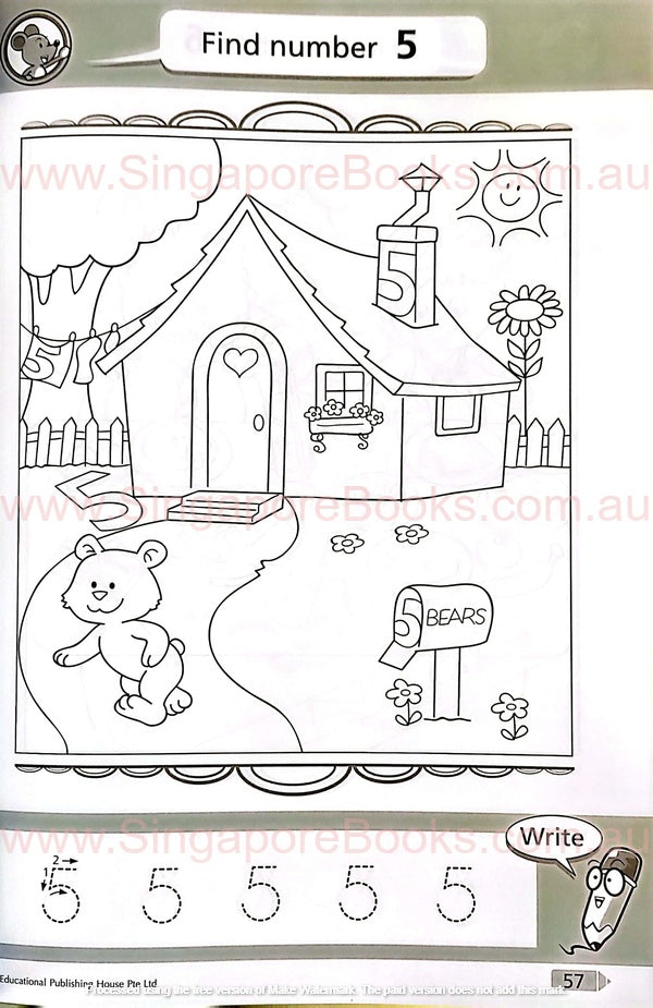 Preschool Search & Write Letters & Numbers - Singapore Books