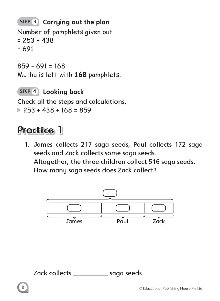 NEW Problem-Solving Processes in Mathematics Primary 2 - Singapore Books