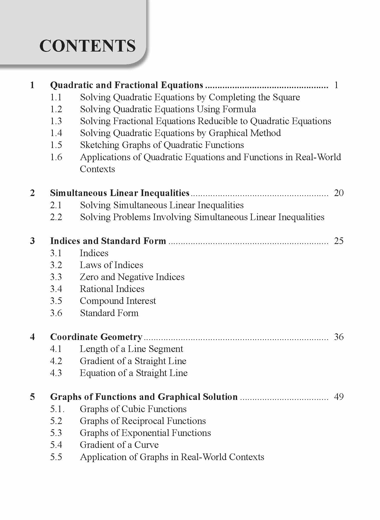 Topical Maths for Secondary 3/4 Express (G3) (Year 9 & 10) - Singapore Books