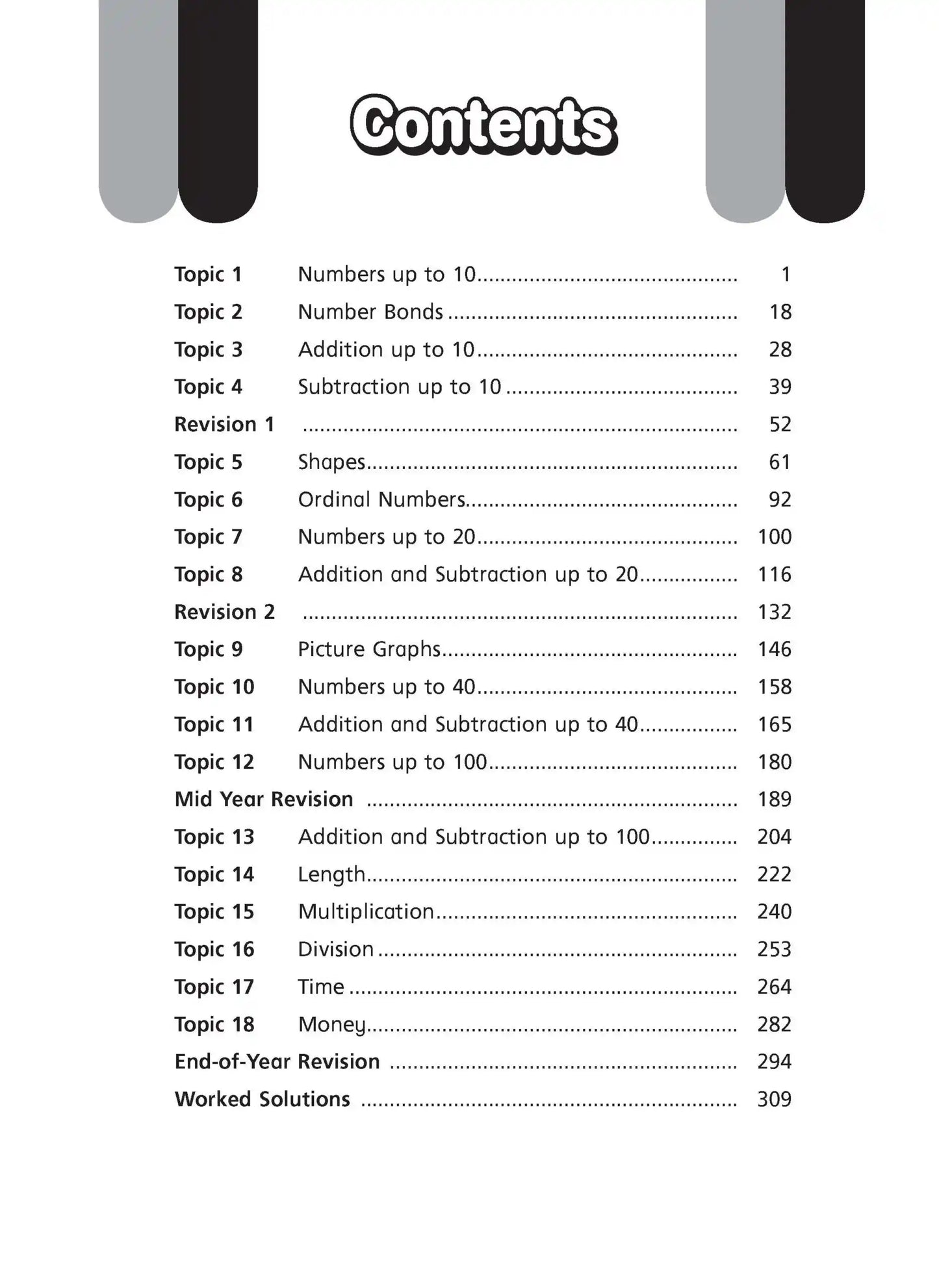 Singapore Books - Step by Step Maths Primary 1