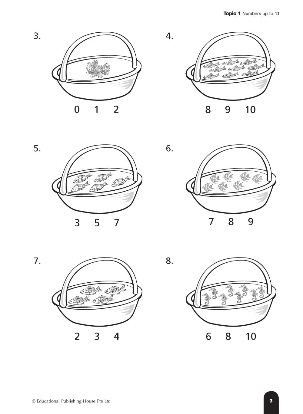 Singapore Books - Step by Step Maths Primary 1