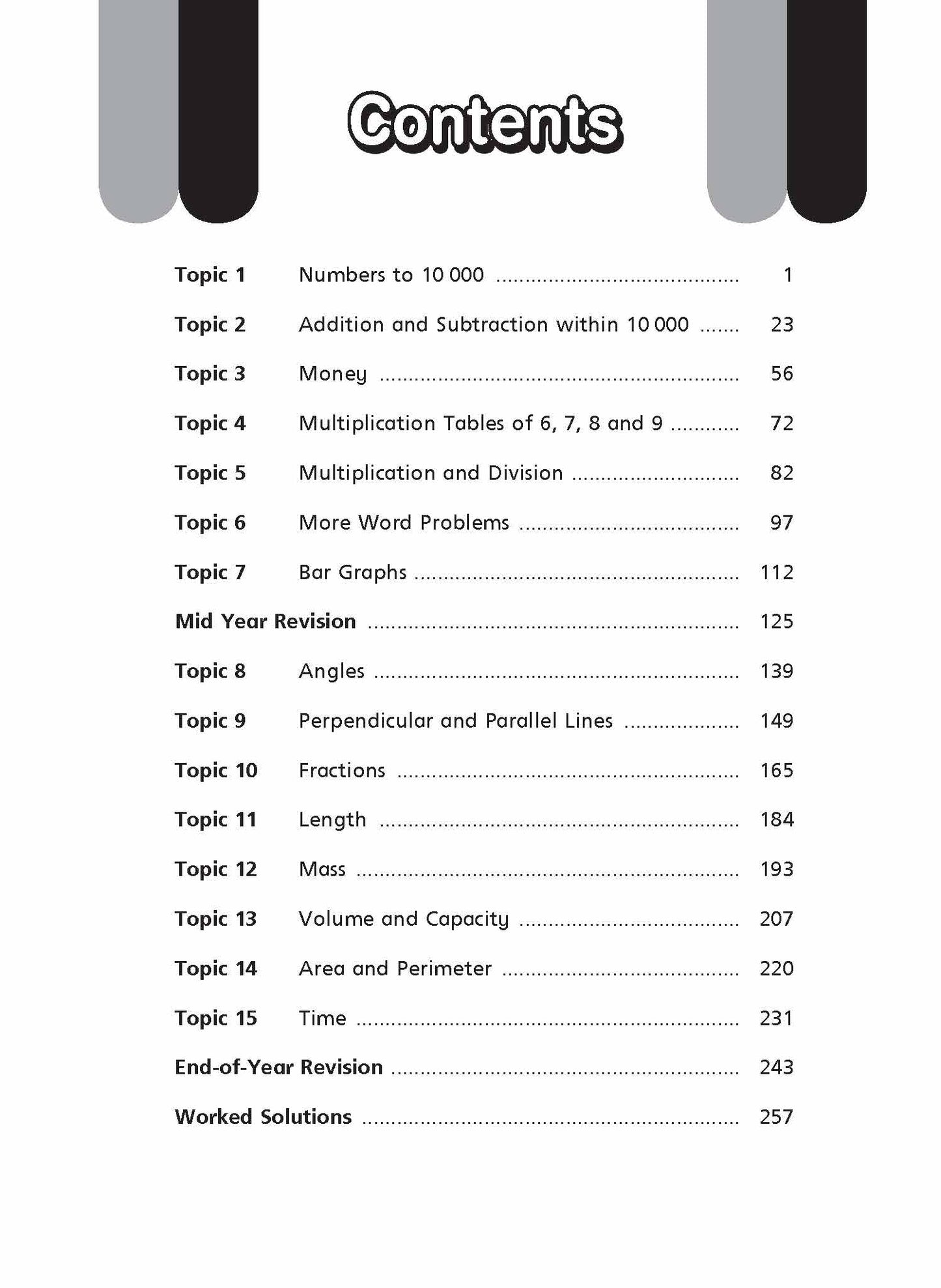 Singapore Books - Step by Step Maths Primary 3
