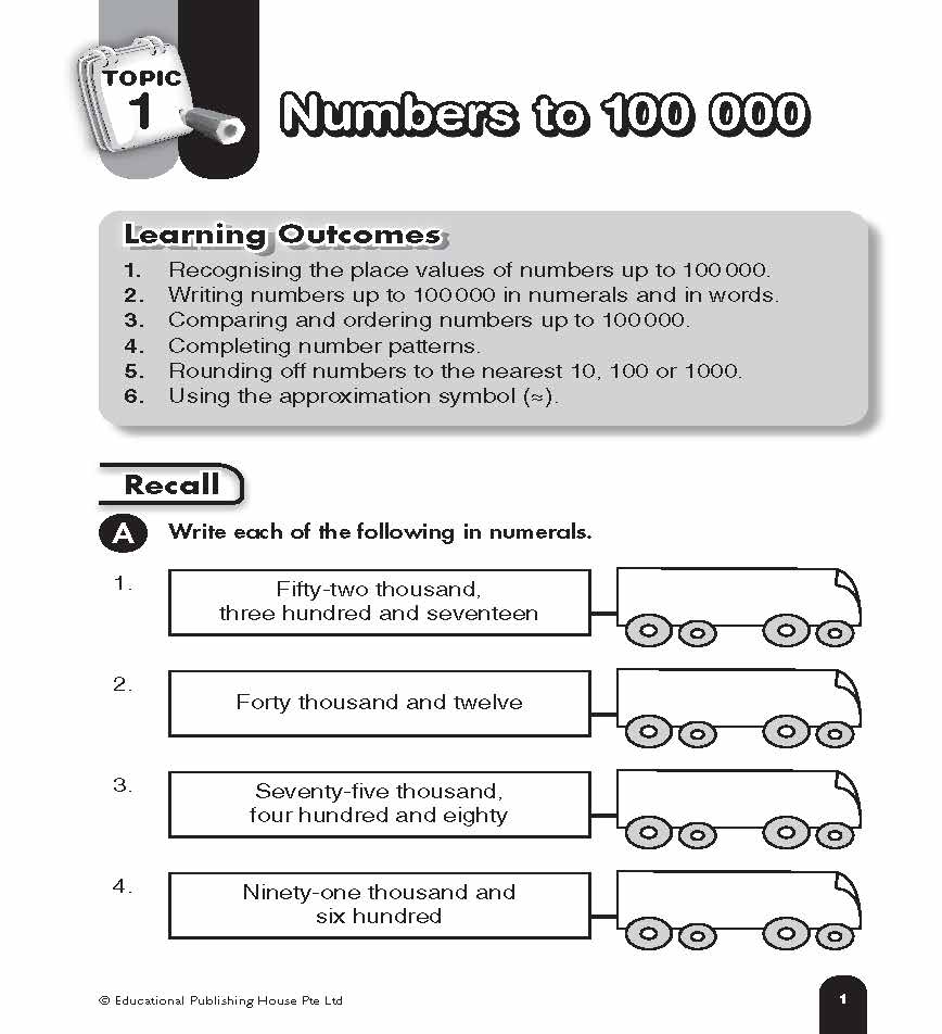Singapore Books - Step by Step Maths Primary 4
