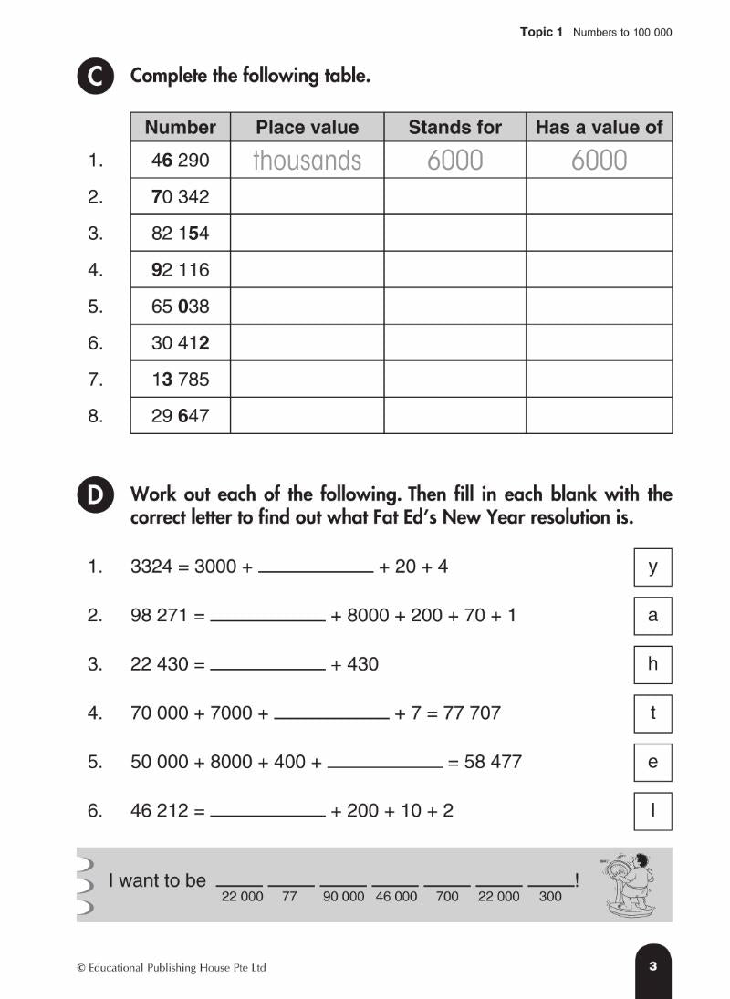 Singapore Books - Step by Step Maths Primary 4
