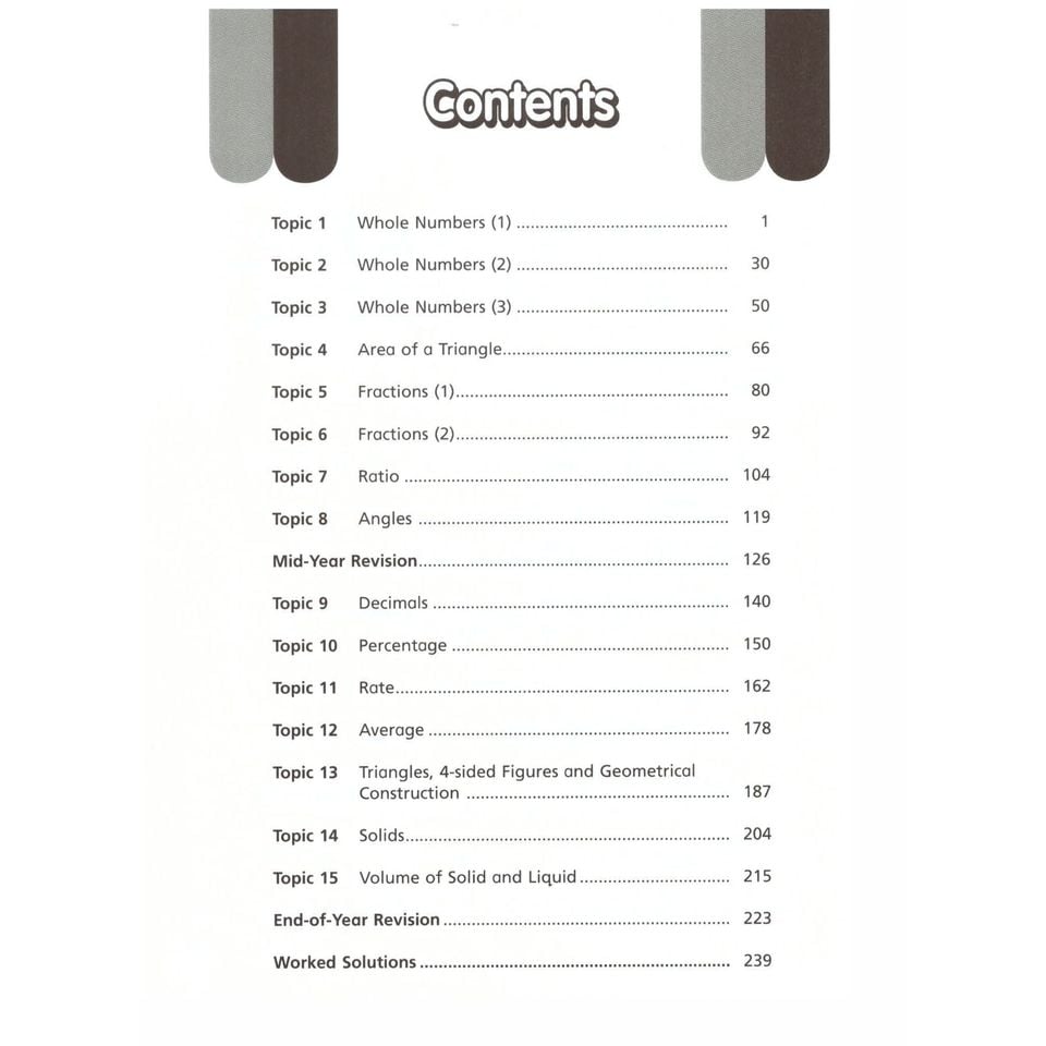 Singapore Books - Step by Step Maths Primary 5