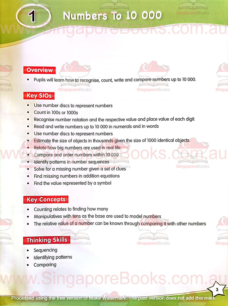 Teacher's Guide - Targeting Mathematics Primary 3A and 3B - Singapore Books