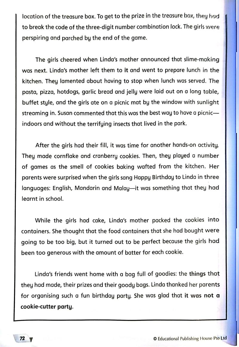 Sample - Level Up your Comprehension Skills Primary 6 - Singapore Books