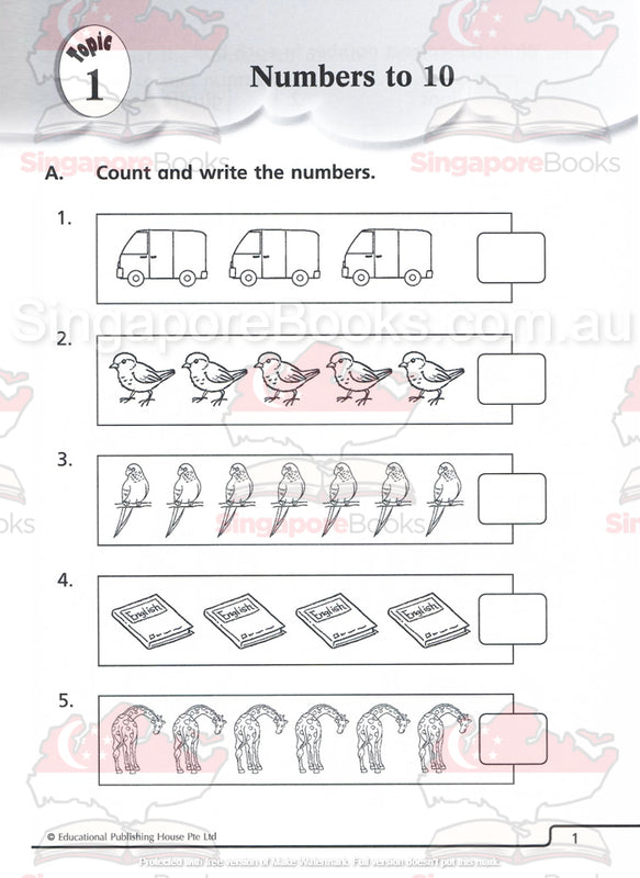 Andrew Er's Maths Companion Primary 1 - Singapore Books
