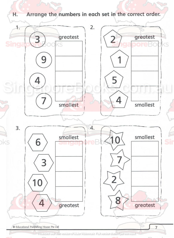 Andrew Er's Maths Companion Primary 1 - Singapore Books