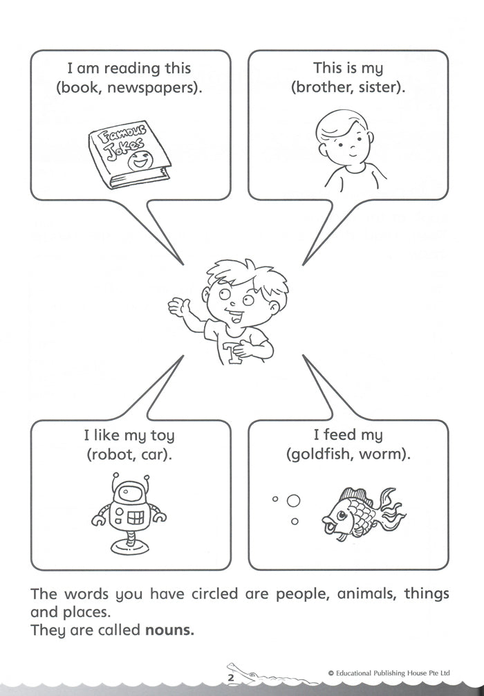 Bridging from K2 (Prep) to Primary 1 Grammar & Vocabulary - Singapore Books