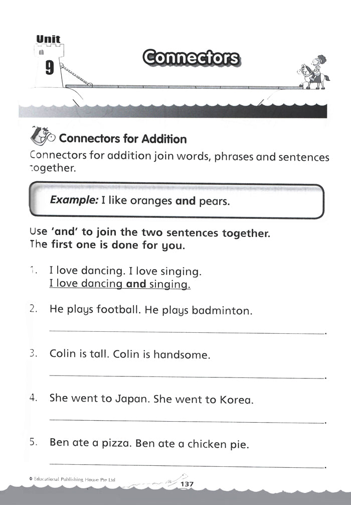 Bridging from K2 (Prep) to Primary 1 Grammar & Vocabulary - Singapore Books
