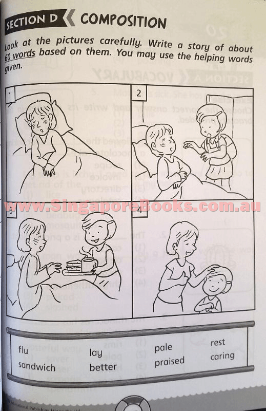 Challenging English 4-in-1 Primary 1 - Singapore Books