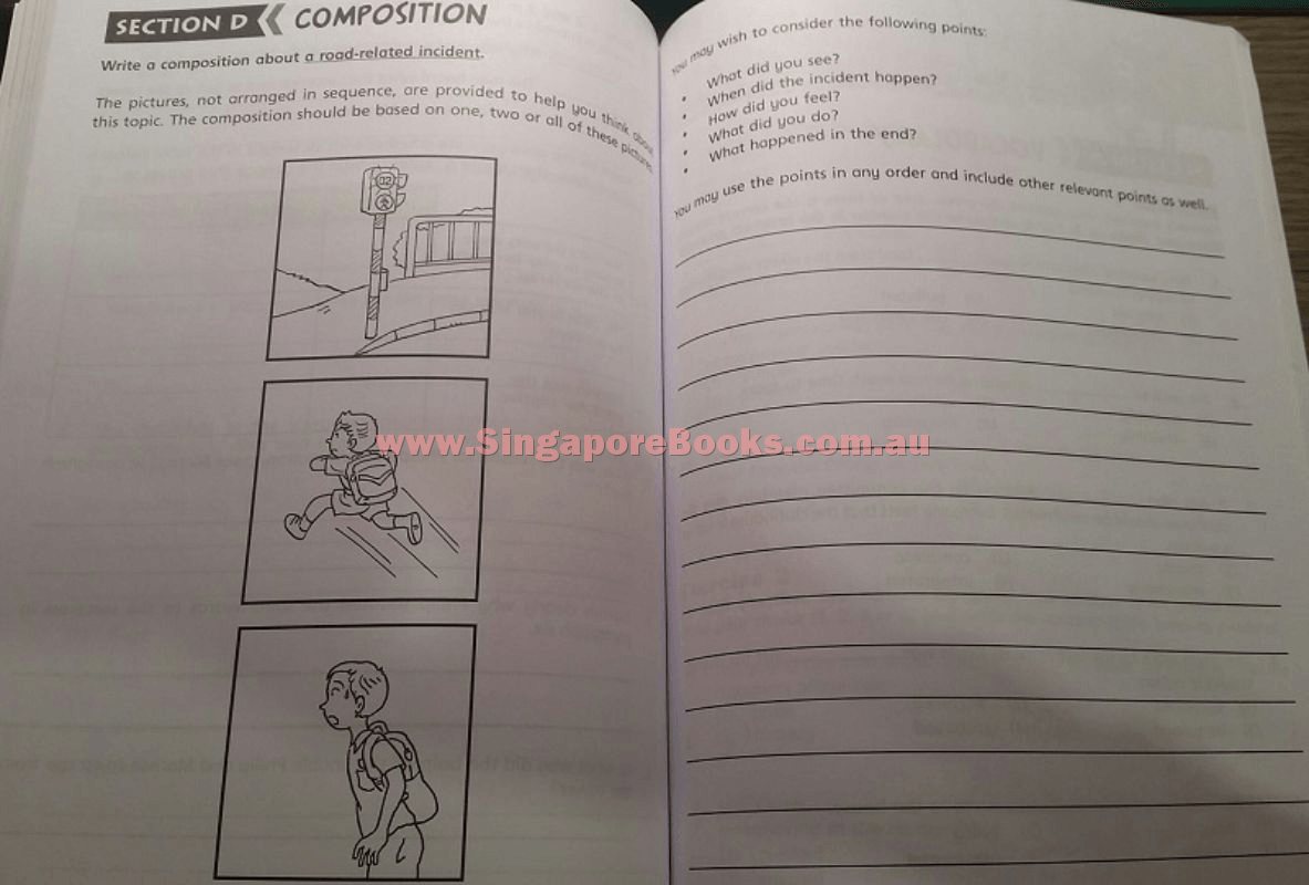Challenging English 4-in-1 Primary 5 - Singapore Books