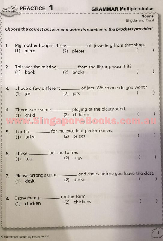 Starter Pack Primary 1 Maths & English - Singapore Books