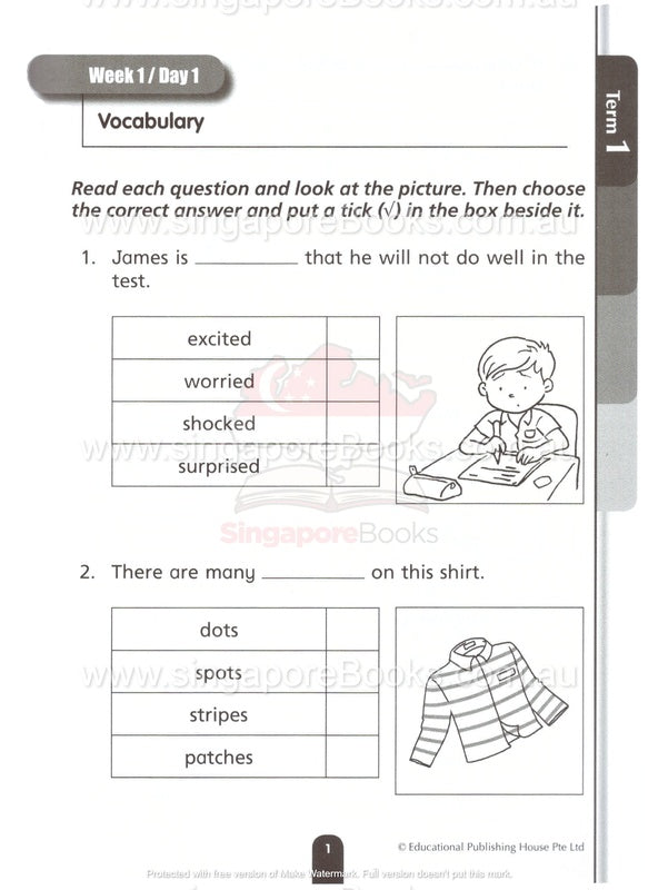 Daily Dose of English Primary 2 - Singapore Books
