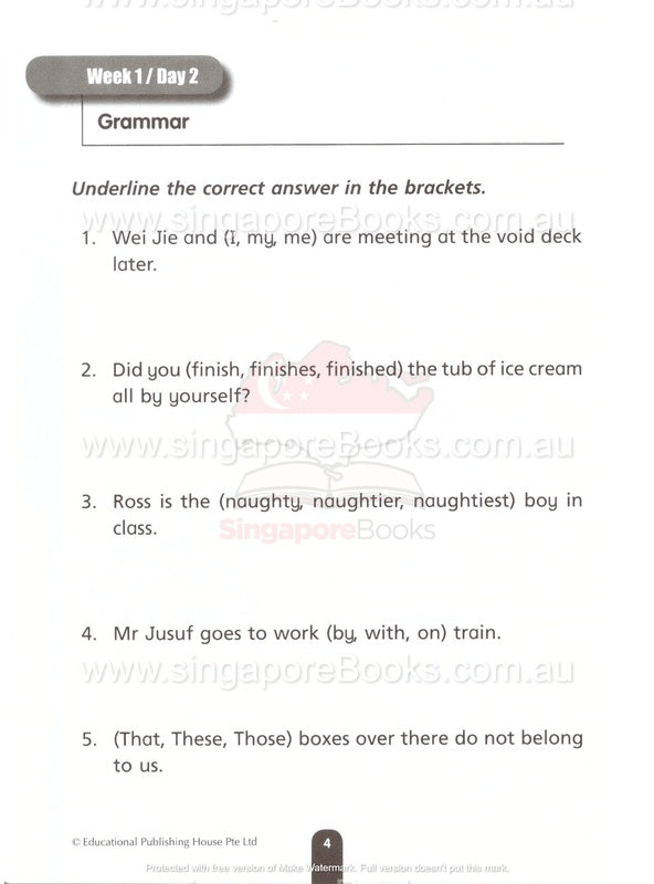 Daily Dose of English Primary 2 - Singapore Books