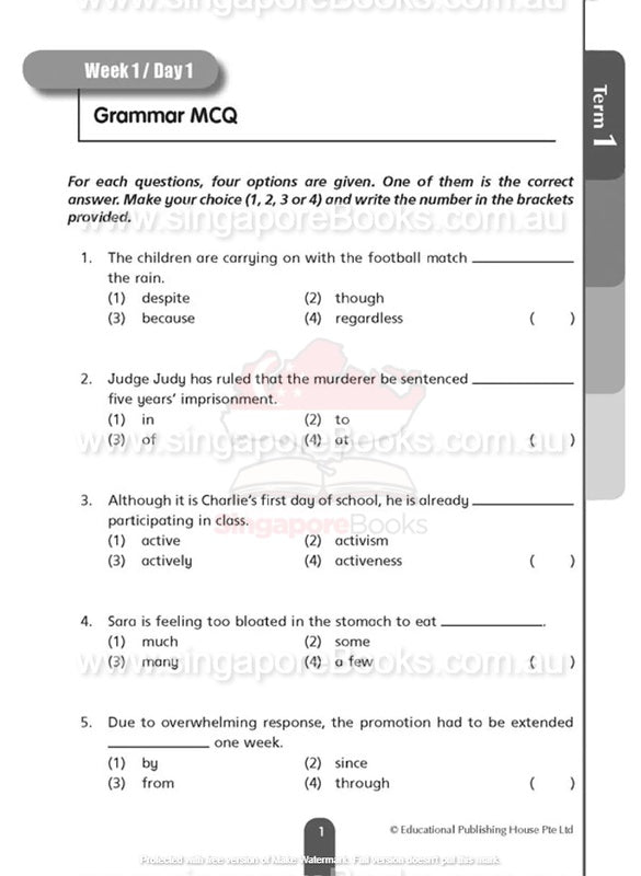 Daily Dose of English Primary 5 - Singapore Books