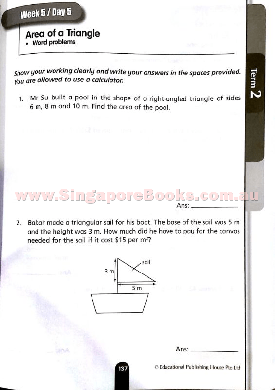 Daily Dose of Maths Primary 5 - Singapore Books