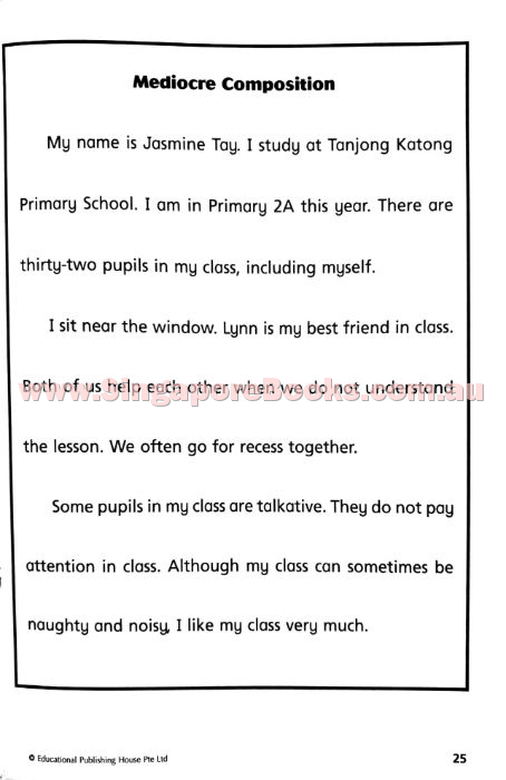 English Thematic Composition Writing Primary 2 - Singapore Books