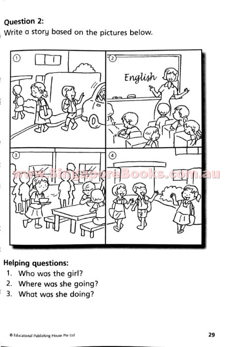 English Thematic Composition Writing Primary 2 - Singapore Books