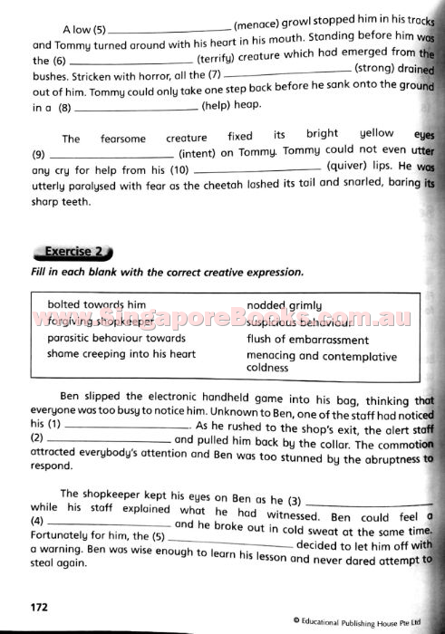 English Thematic Composition Writing Primary 6 - Singapore Books