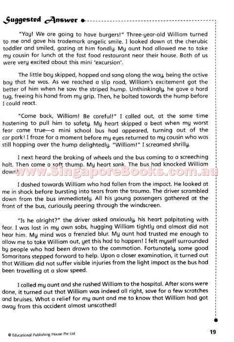 English Thematic Composition Writing Primary 6 - Singapore Books