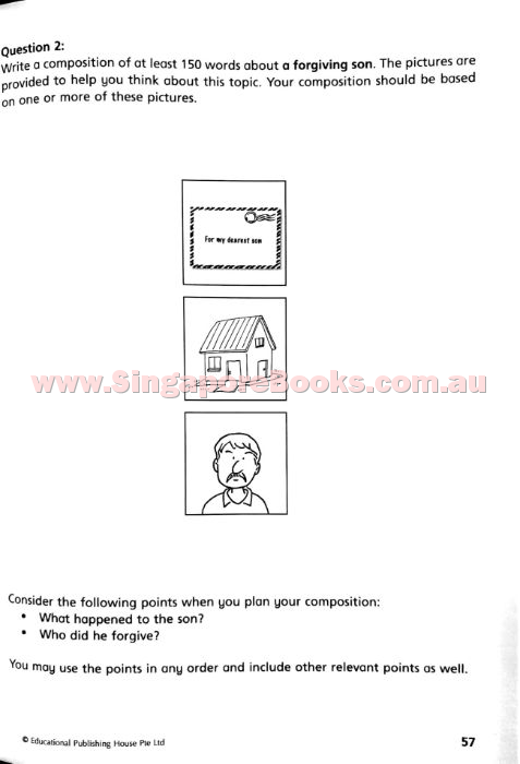 English Thematic Composition Writing Primary 6 - Singapore Books