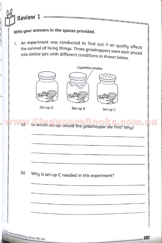 Getting Science Concepts Right (open-ended questions) Primary 6 - Singapore Books