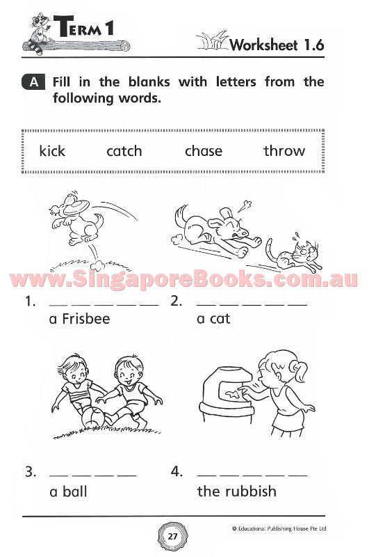 High Frequency Action Words - Singapore Books