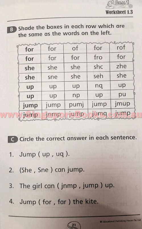 High Frequency Words - Singapore Books
