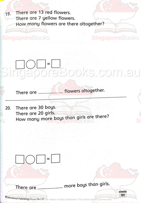 Maths Weekly Revision Primary 1 - Singapore Books