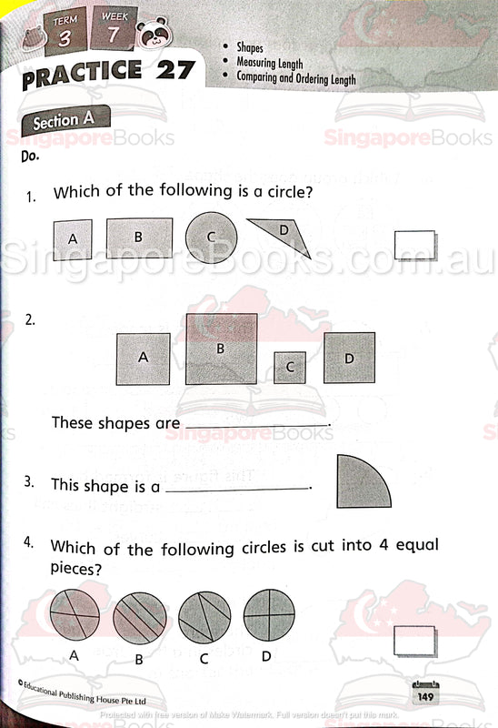 Maths Weekly Revision Primary 1 - Singapore Books
