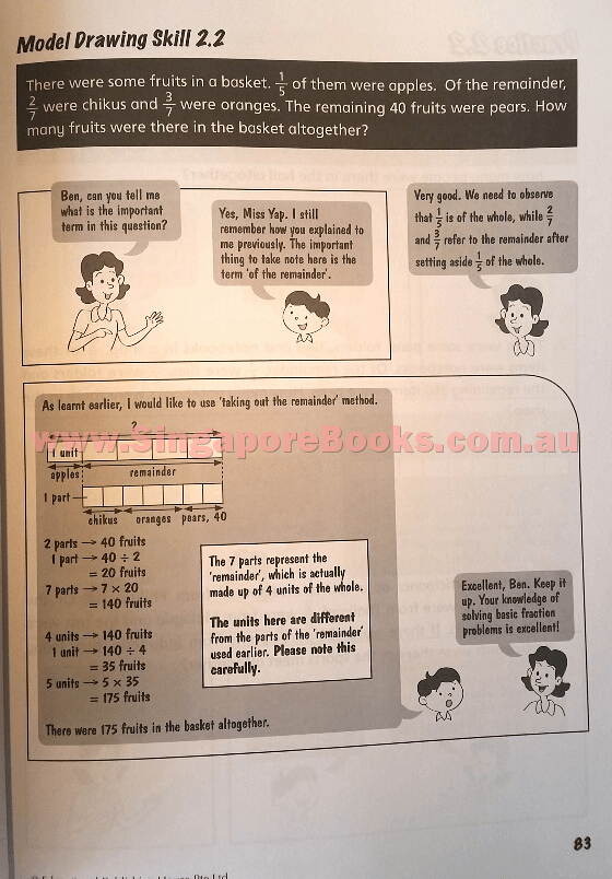 Model Drawing (Problem Solving) Made Easy and Inspiring for Primary 5 and 6 - Singapore Books