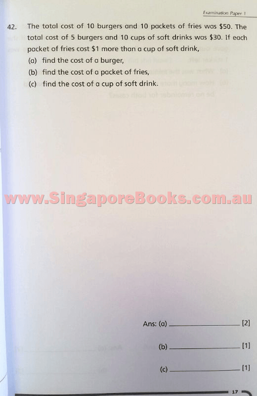 Top Maths Examination Papers Primary 4 - Singapore Books