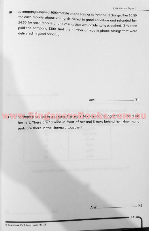 Top Maths Examination Papers Primary 5 - Singapore Books