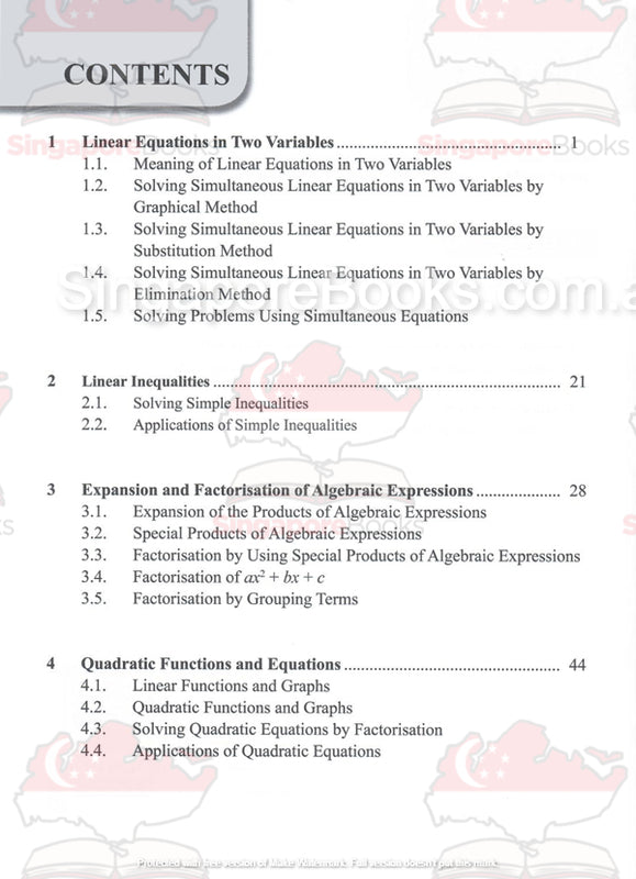 Topical Maths Secondary 2 (Year 8) - Singapore Books