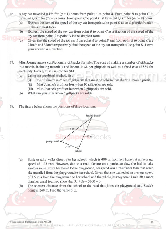 Topical Maths Secondary 2 (Year 8) - Singapore Books