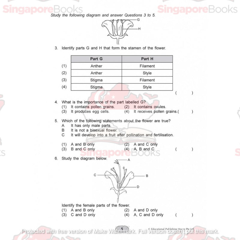 Upper block Science 3 in 1 (Primary 5 and 6) - Singapore Books